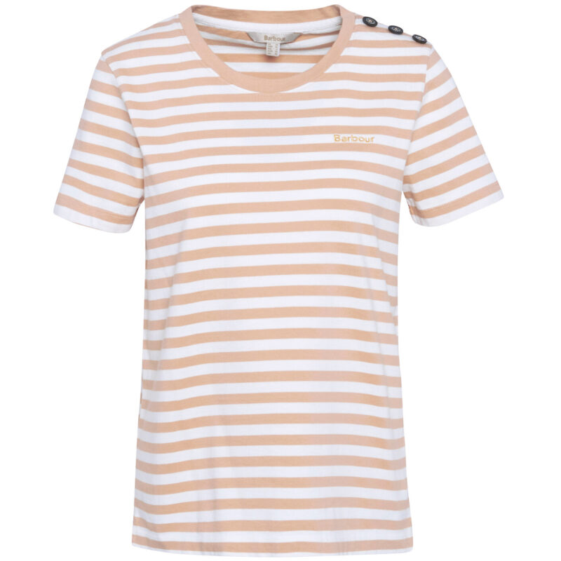 Barbour Women's Ferryside Striped T-Shirt - Toast | 1