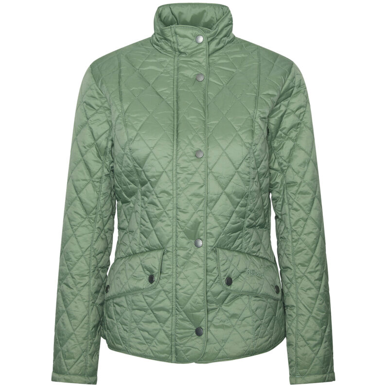 Barbour Women's Flyweight Cavalry Quilted Jacket - Bayleaf | 1