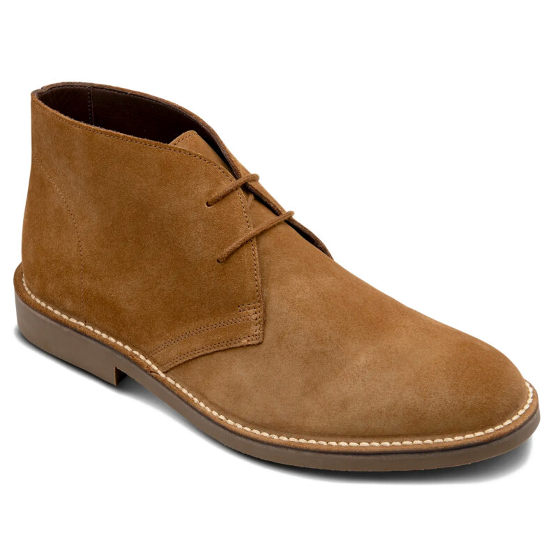 Loake Men's Sahara Suede Desert Boot - Chestnut | 1