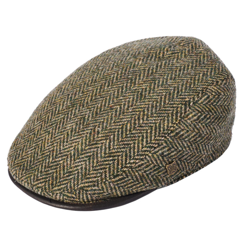 Failsworth Men's Arthur Mallalieus Tweed Cap 2580 - Green | 1