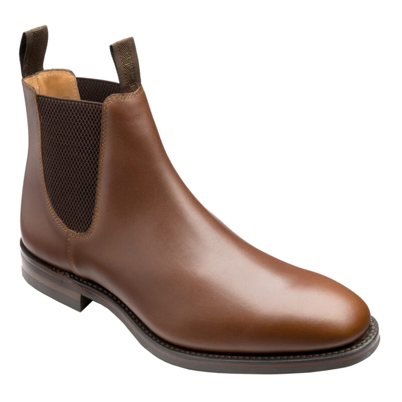 Loake Men's Chatsworth Chelsea Boot - Brown Calf | 1