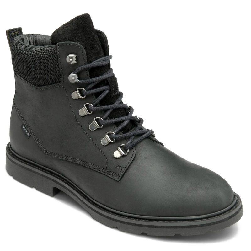 Loake Men's Nevis Waterproof Nubuck Boot - Black | 1