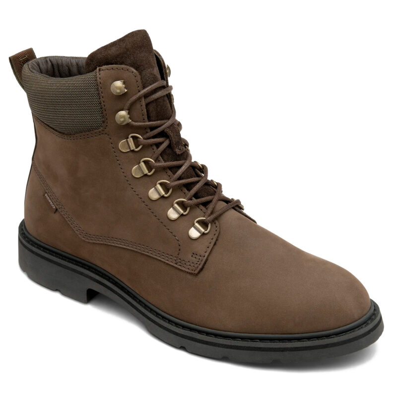 Loake Men's Nevis Waterproof Nubuck Boot - Dark Brown | 1