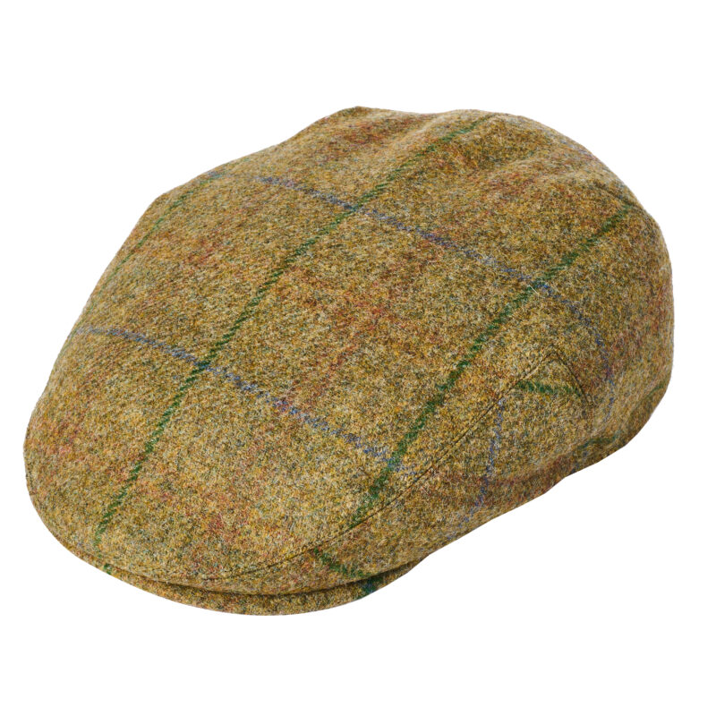 Failsworth Men's Newbury Mallalieus Tweed Cap 2503 - Green | 1