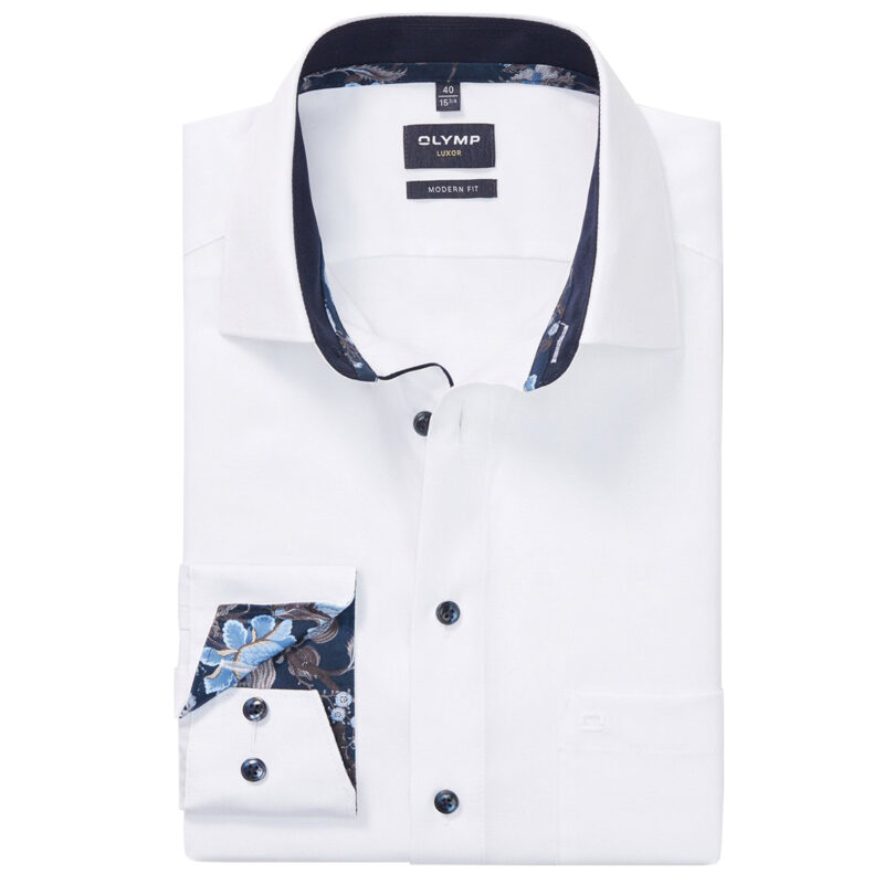 Olymp Men's Luxor Modern Fit Shirt - white | 1