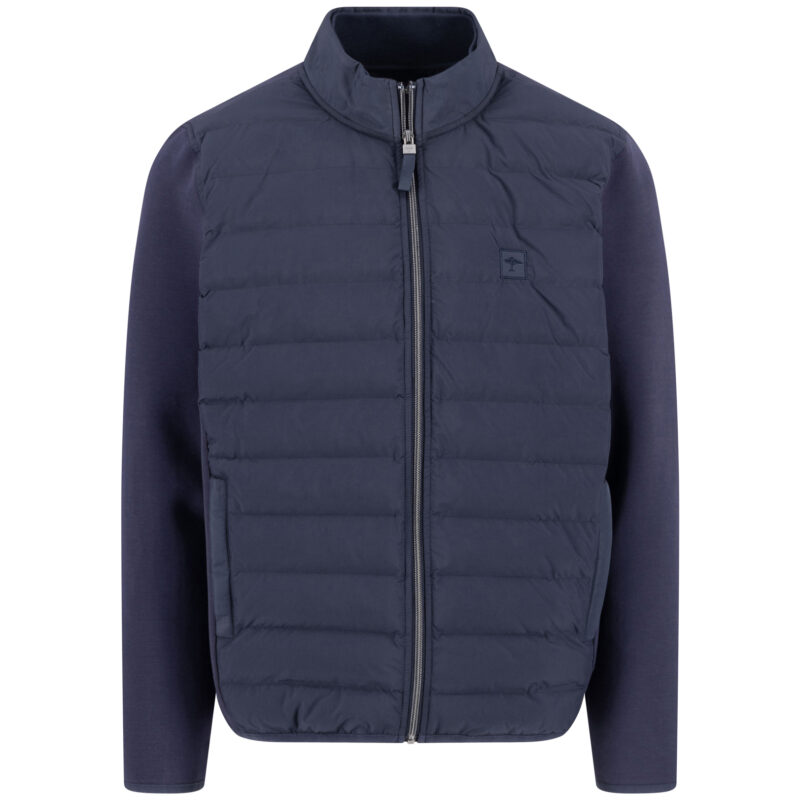 Fynch-Hatton Men's Hybrid Puffer Jacket - Dark Navy | 1
