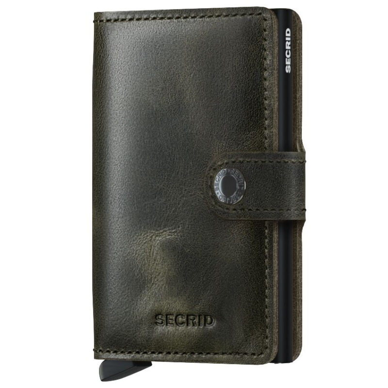 Secrid Miniwallet Vintage - (Sage/Black) | 1